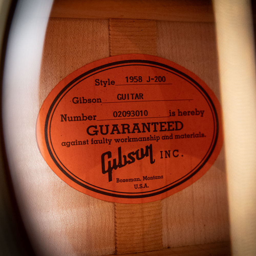 2003 Gibson Historic Collection '1958' J-200 – Vintage Sunburst