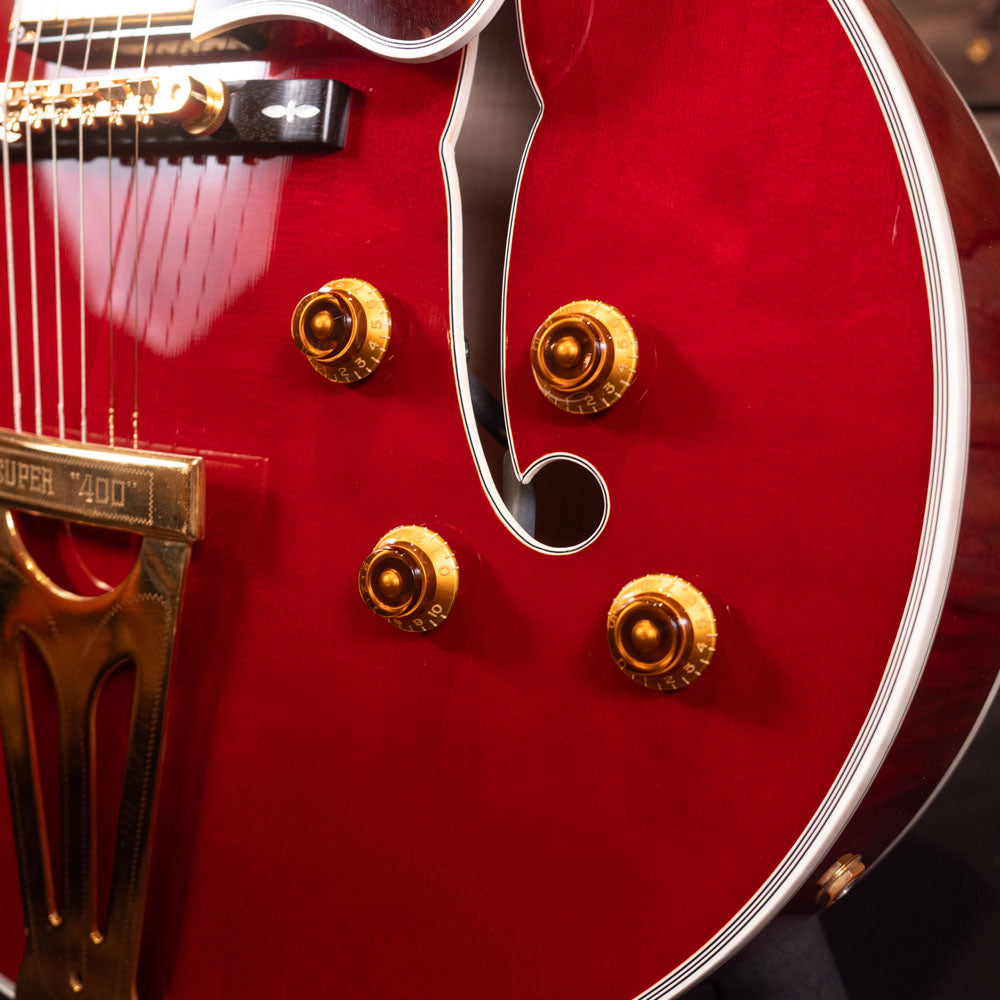 2004 Gibson Custom Shop Super 400 CES Art & Historic - Wine Red