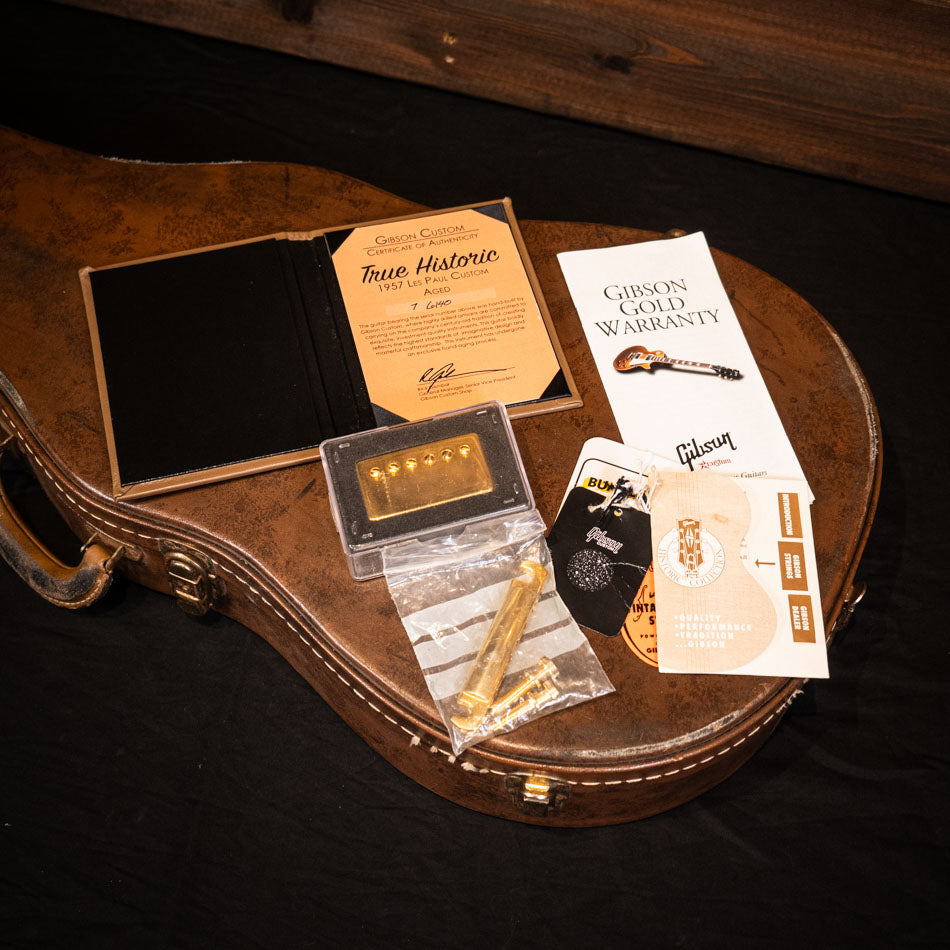 2016 Gibson True Historic '1957' Les Paul Custom 'Black Beauty' - Aged Ebony (1 of 2 Custom Order)