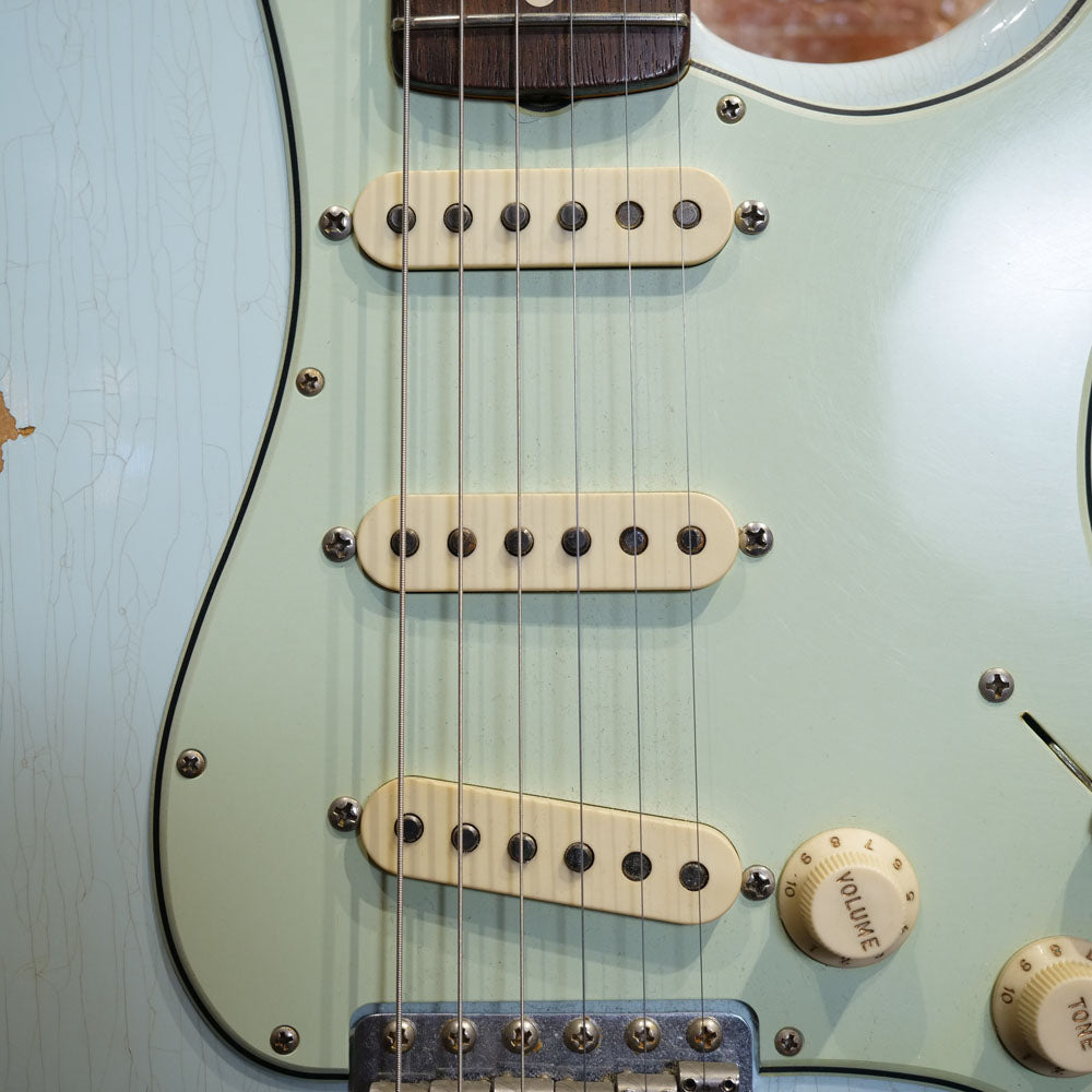 2019 Fender Custom Shop '60 Stratocaster Relic - Aged Daphne Blue