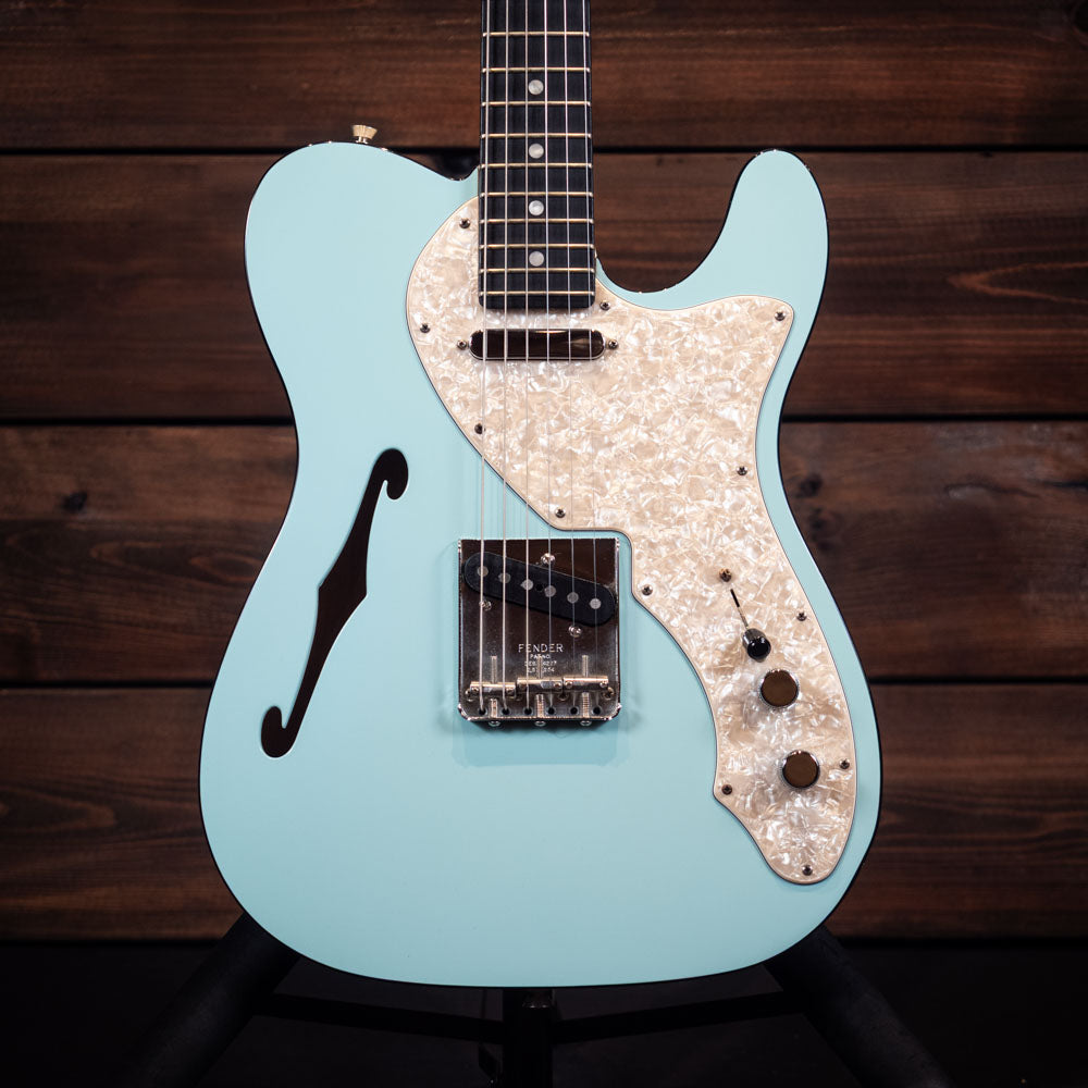 2019 Fender Limited Edition Two-Tone Telecaster Thinline - Daphne Blue
