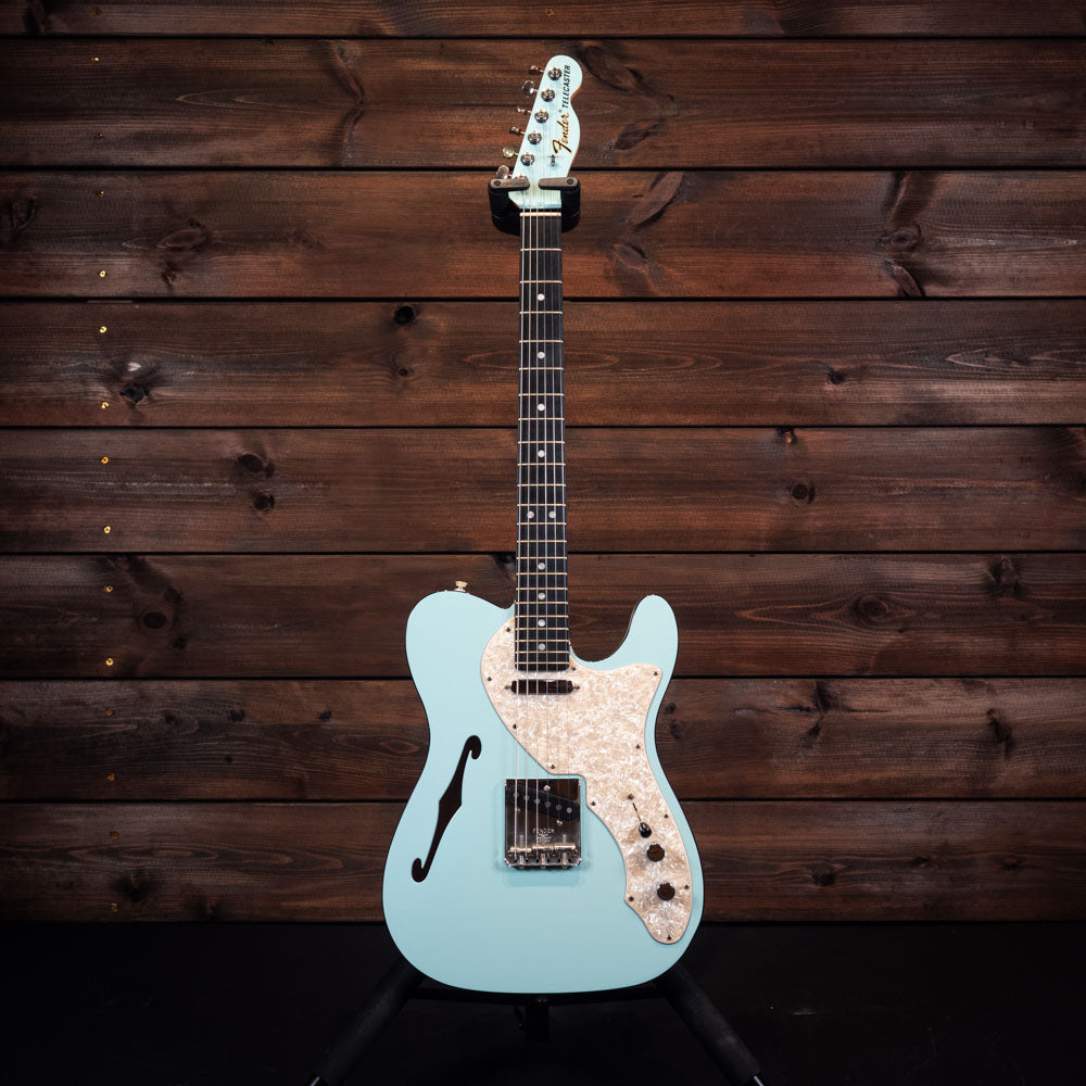 2019 Fender Limited Edition Two-Tone Telecaster Thinline - Daphne Blue