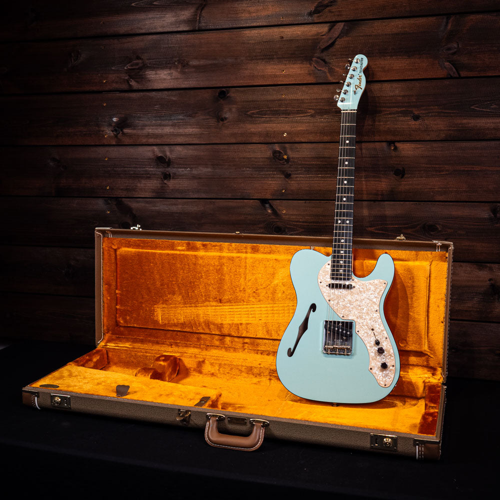 2019 Fender Limited Edition Two-Tone Telecaster Thinline - Daphne Blue