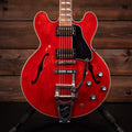 2021 Gibson ES-345 Figured (Reversible Bigsby & Vibramate Mod) – Cherry Red