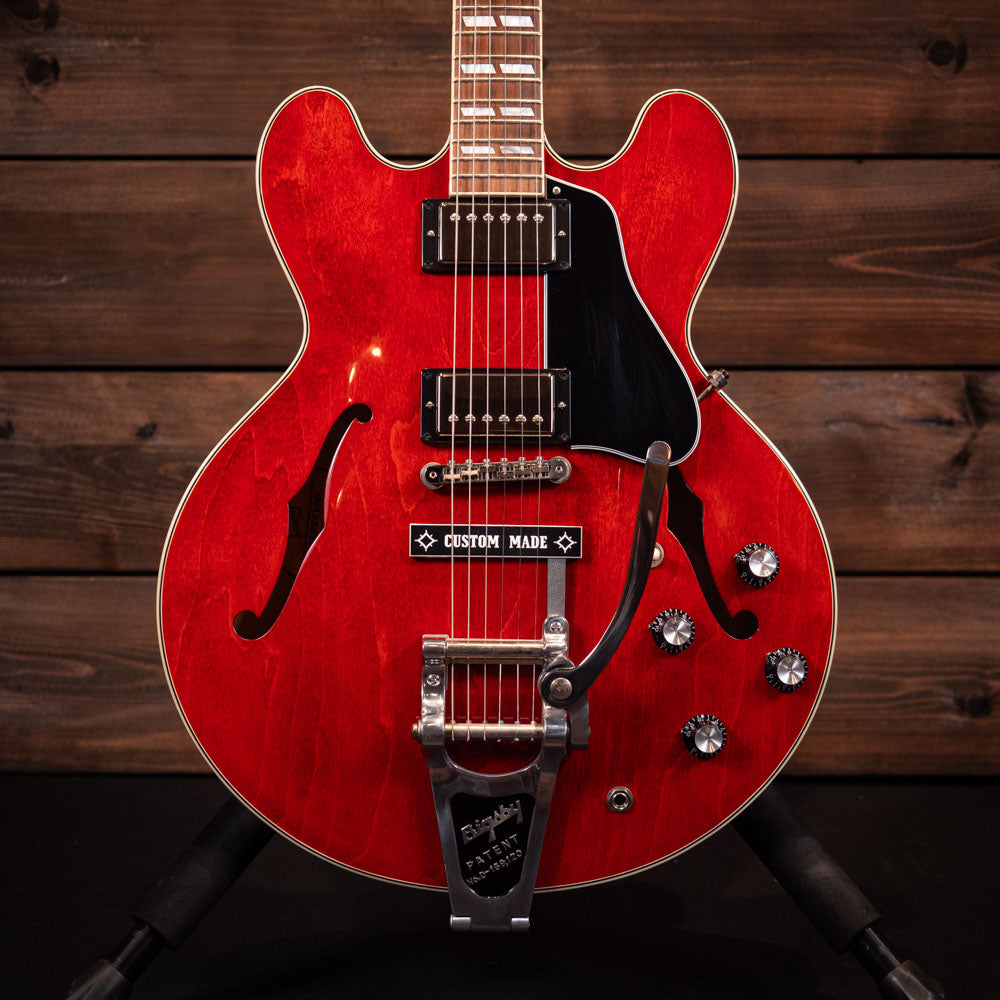 2021 Gibson ES-345 Figured (Reversible Bigsby & Vibramate Mod) – Cherry Red