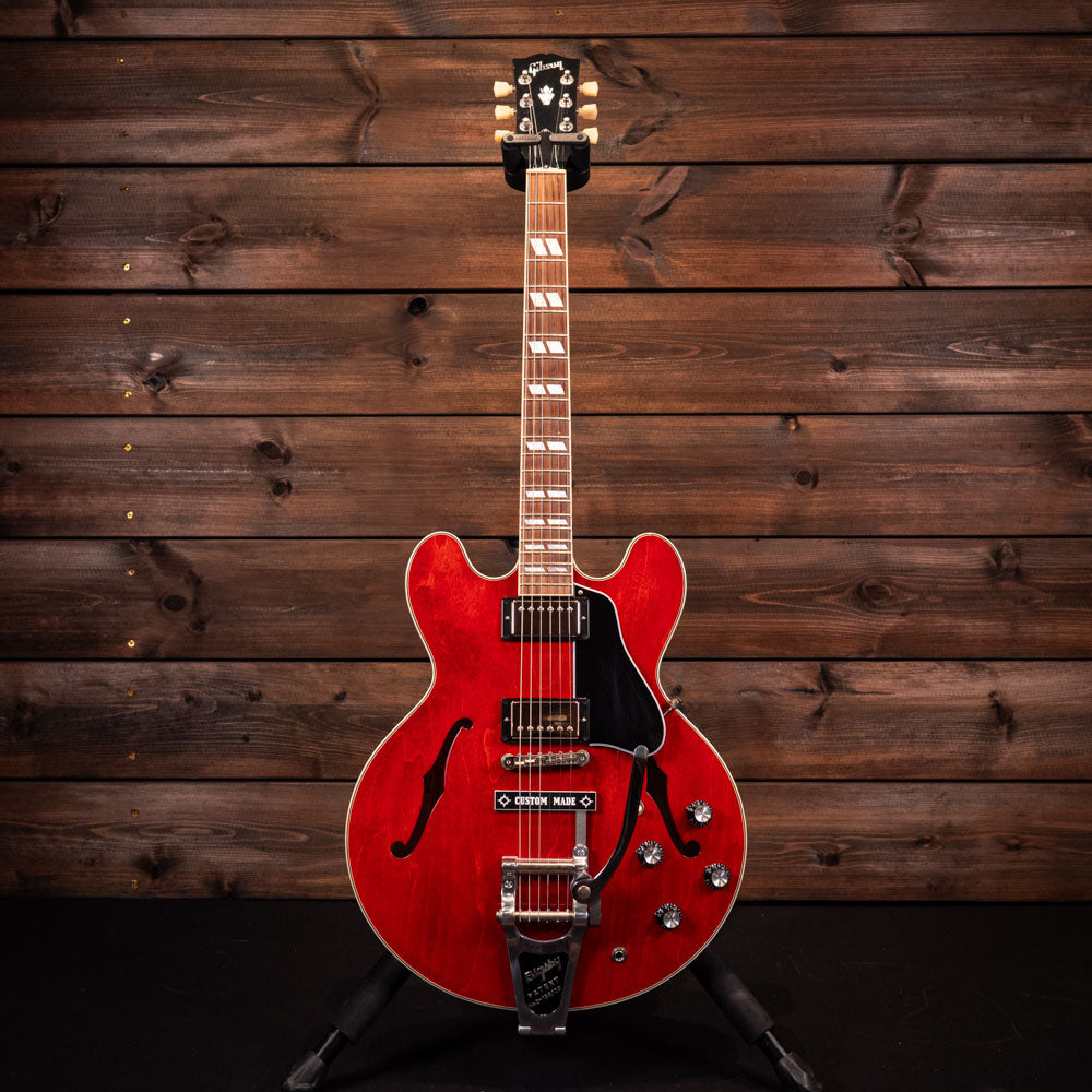 2021 Gibson ES-345 Figured (Reversible Bigsby & Vibramate Mod) – Cherry Red
