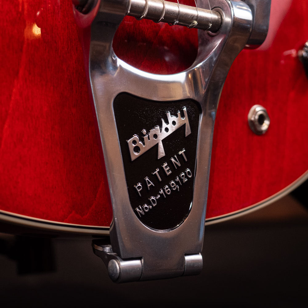 2021 Gibson ES-345 Figured (Reversible Bigsby & Vibramate Mod) – Cherry Red