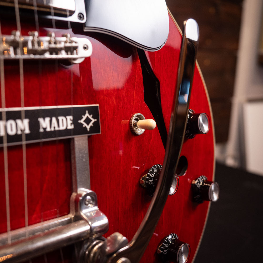2021 Gibson ES-345 Figured (Reversible Bigsby & Vibramate Mod) – Cherry Red