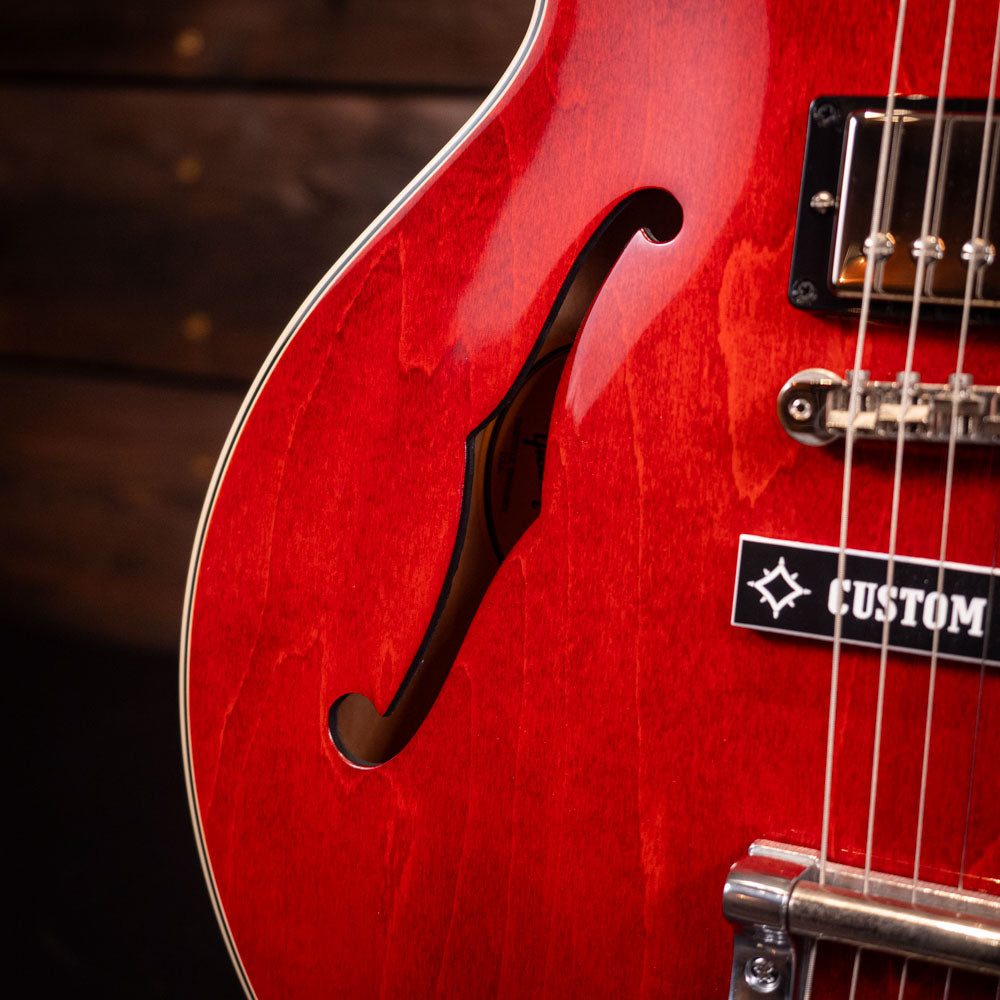 2021 Gibson ES-345 Figured (Reversible Bigsby & Vibramate Mod) – Cherry Red