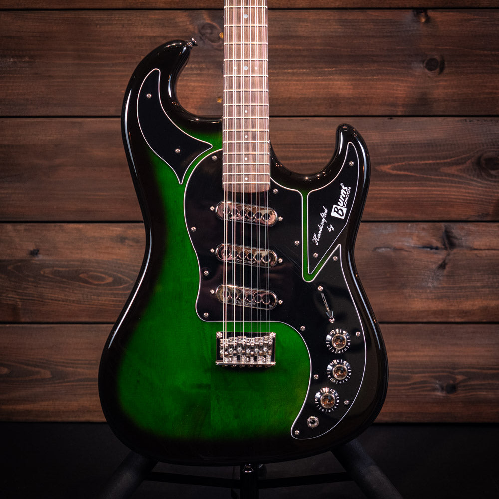 Burns Club Series Double Six 12-String – Green Burst