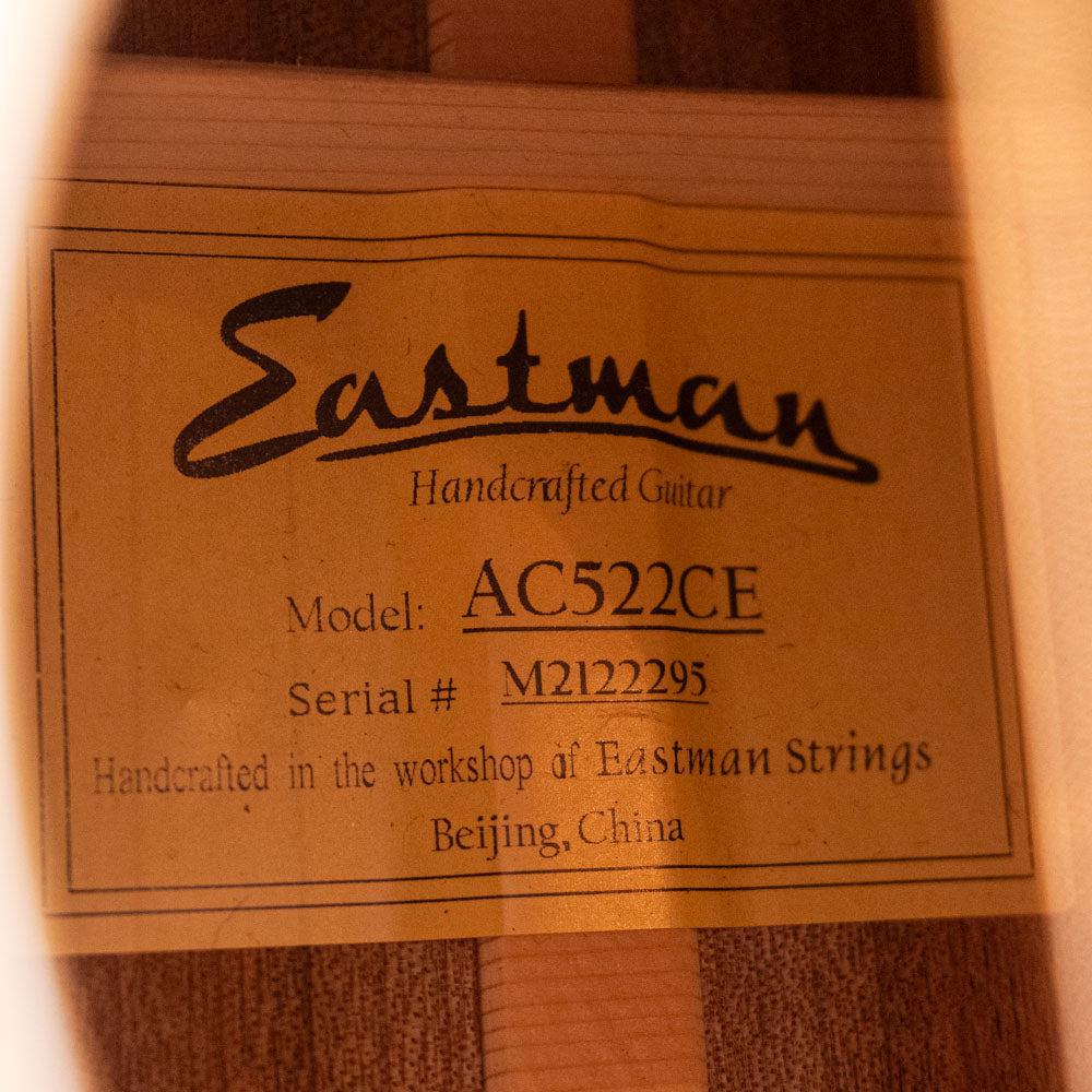 2021 Eastman AC522CE Grand Auditorium Acoustic - Natural
