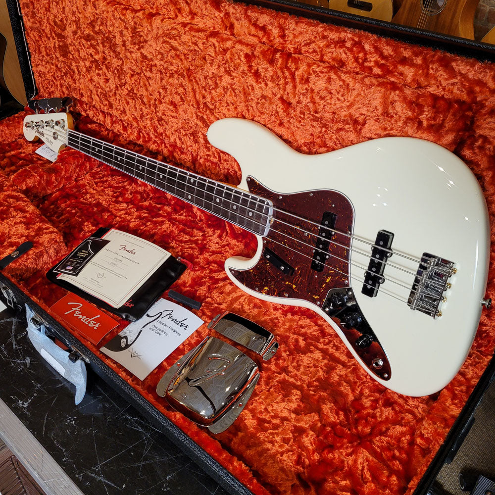 Fender American Vintage II Jazz Bass Left Handed - Olympic White