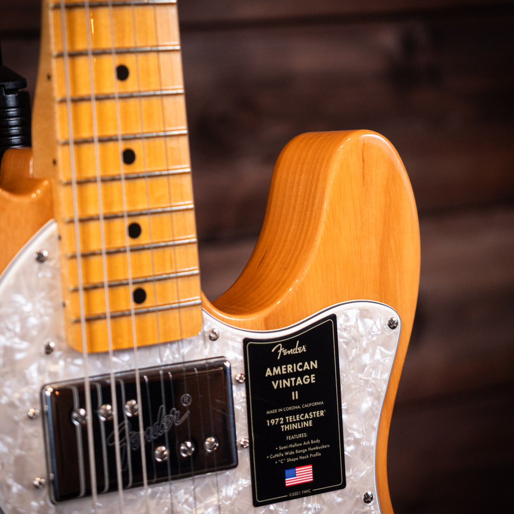 Fender American Vintage II 1972 Telecaster Thinline - Natural