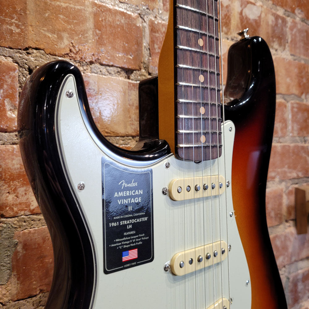 Fender American Vintage II '1961' Stratocaster Left Handed - 3-Colour Sunburst