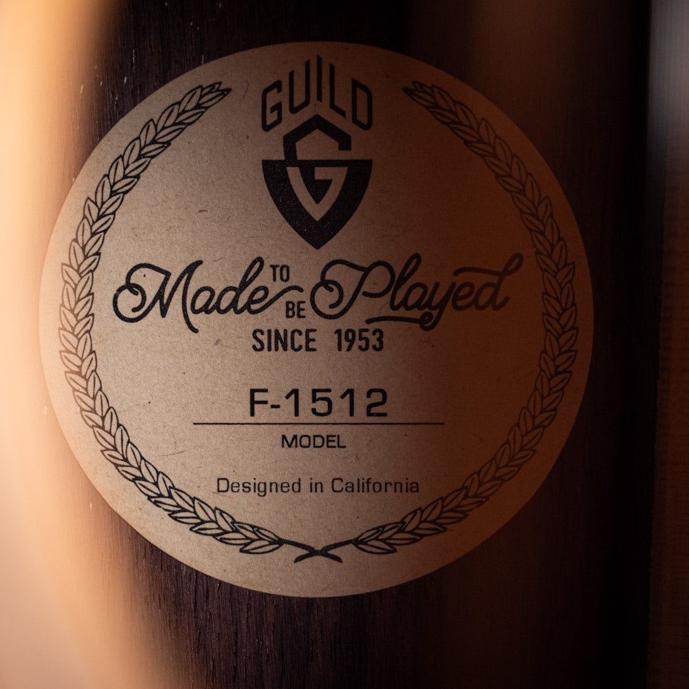 2024 Guild F-1512 12-String Acoustic - Natural