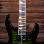 Jackson JS Series Dinky Arch Top JS32Q DKA - Transparent Green