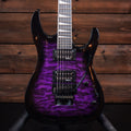 Jackson JS Series Dinky Arch Top JS32Q DKA - Transparent Purple