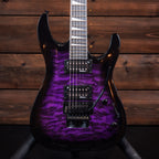Jackson JS Series Dinky Arch Top JS32Q DKA - Transparent Purple