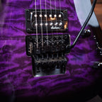 Jackson JS Series Dinky Arch Top JS32Q DKA - Transparent Purple