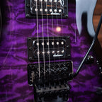 Jackson JS Series Dinky Arch Top JS32Q DKA - Transparent Purple
