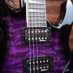 Jackson JS Series Dinky Arch Top JS32Q DKA - Transparent Purple