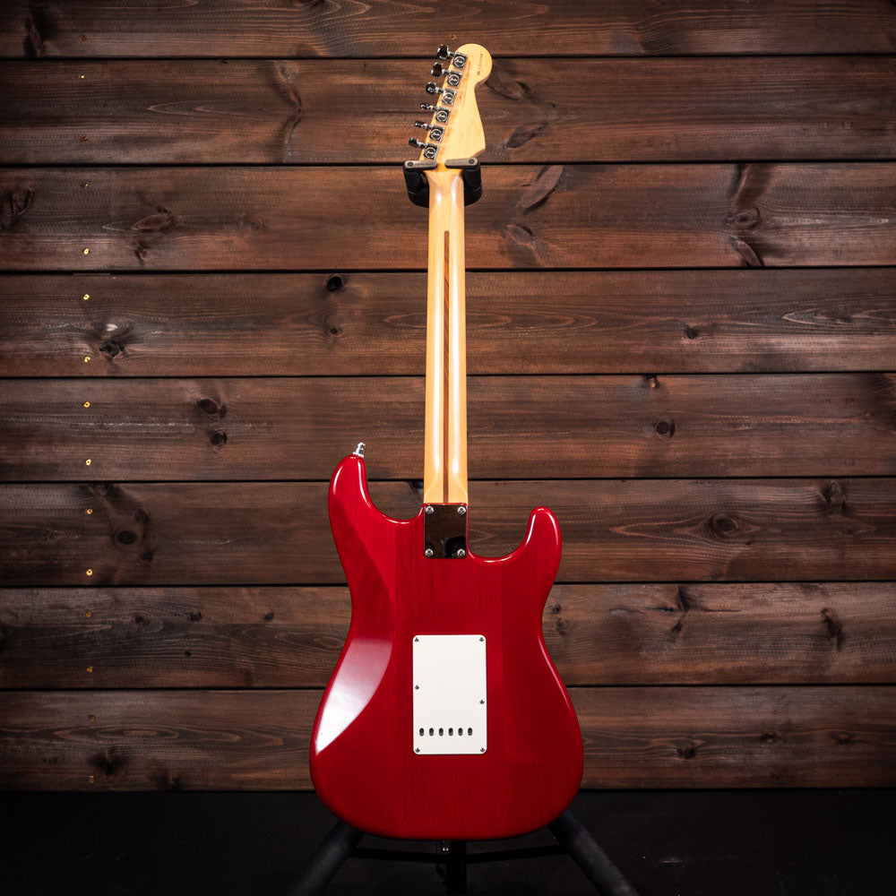 2003 Fender Highway One Stratocaster Left-Handed - Transparent Crimson Red
