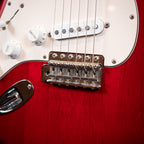 2003 Fender Highway One Stratocaster Left-Handed - Transparent Crimson Red