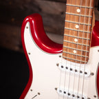 2003 Fender Highway One Stratocaster Left-Handed - Transparent Crimson Red