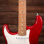 2003 Fender Highway One Stratocaster Left-Handed - Transparent Crimson Red