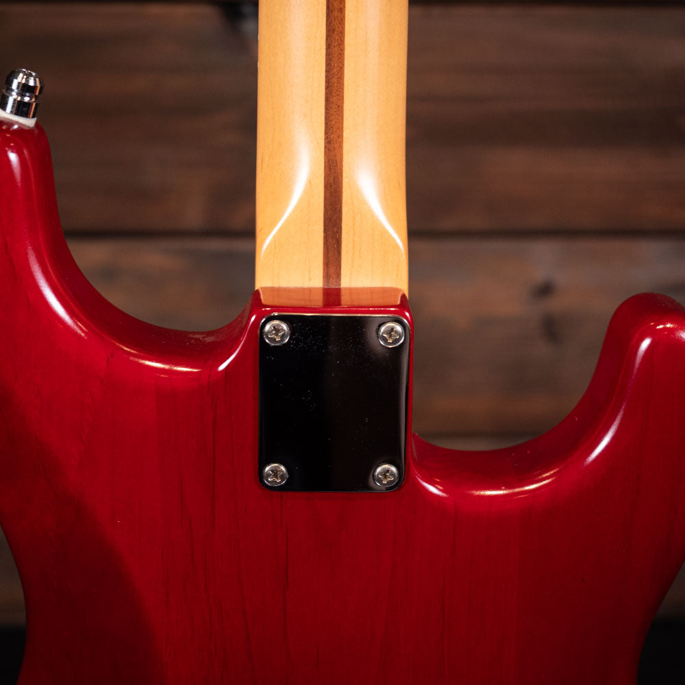 2003 Fender Highway One Stratocaster Left-Handed - Transparent Crimson Red