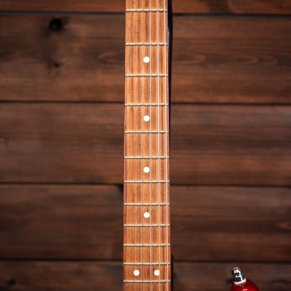 2003 Fender Highway One Stratocaster Left-Handed - Transparent Crimson Red