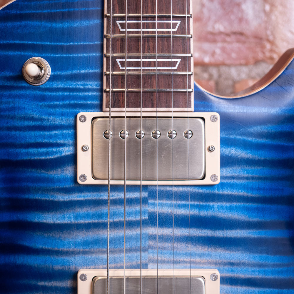 Patrick James Eggle Macon Carve Top - Blue Burst