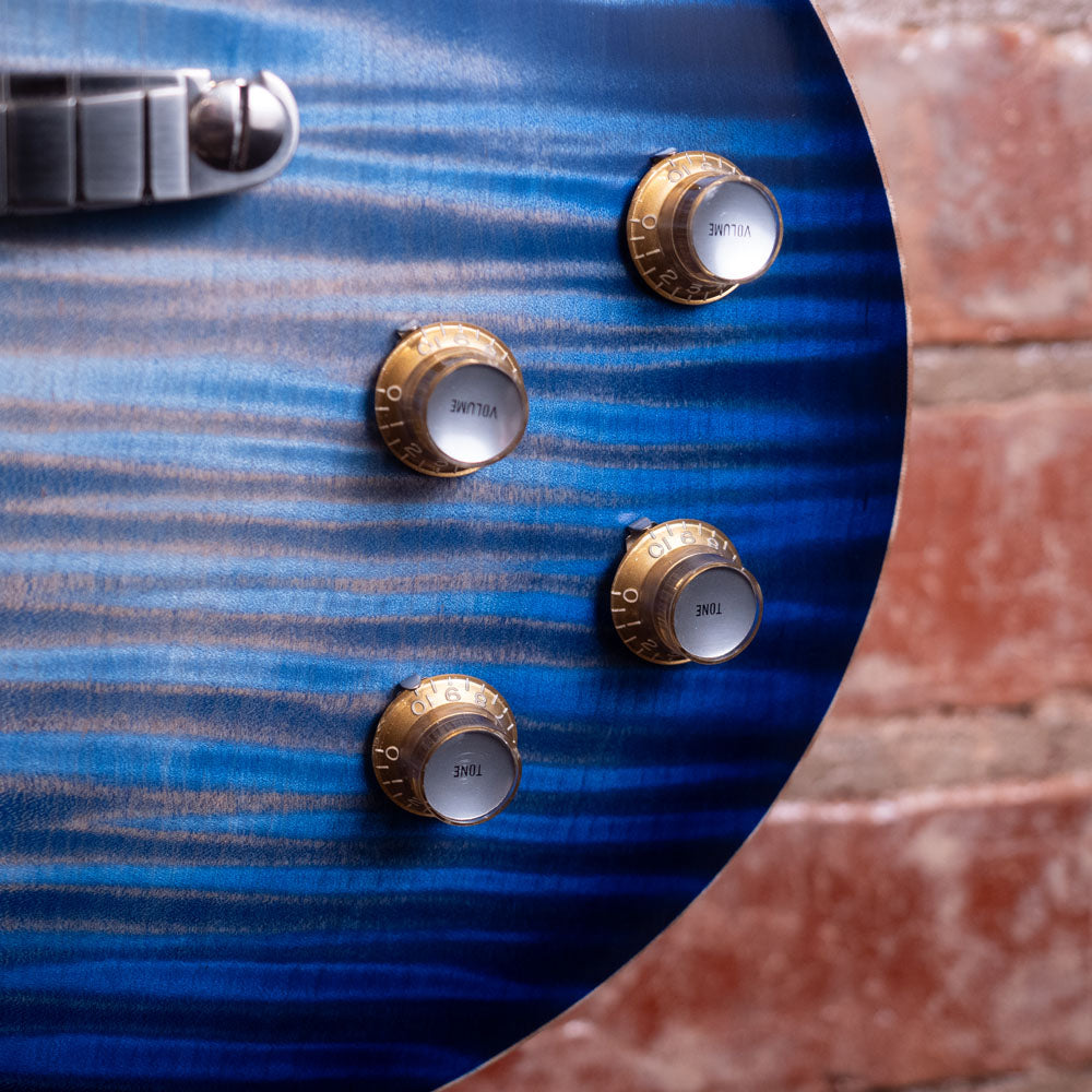 Patrick James Eggle Macon Carve Top - Blue Burst