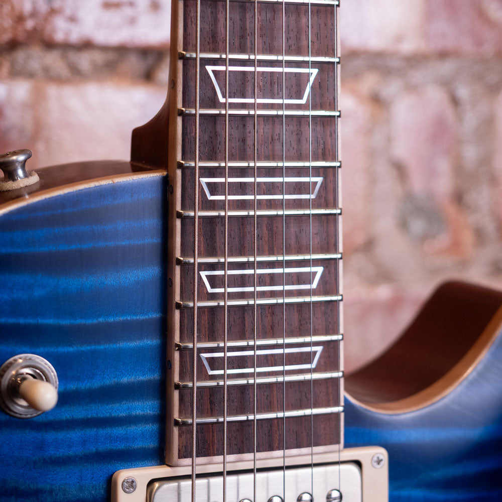 Patrick James Eggle Macon Carve Top - Blue Burst