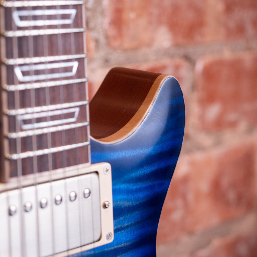 Patrick James Eggle Macon Carve Top - Blue Burst