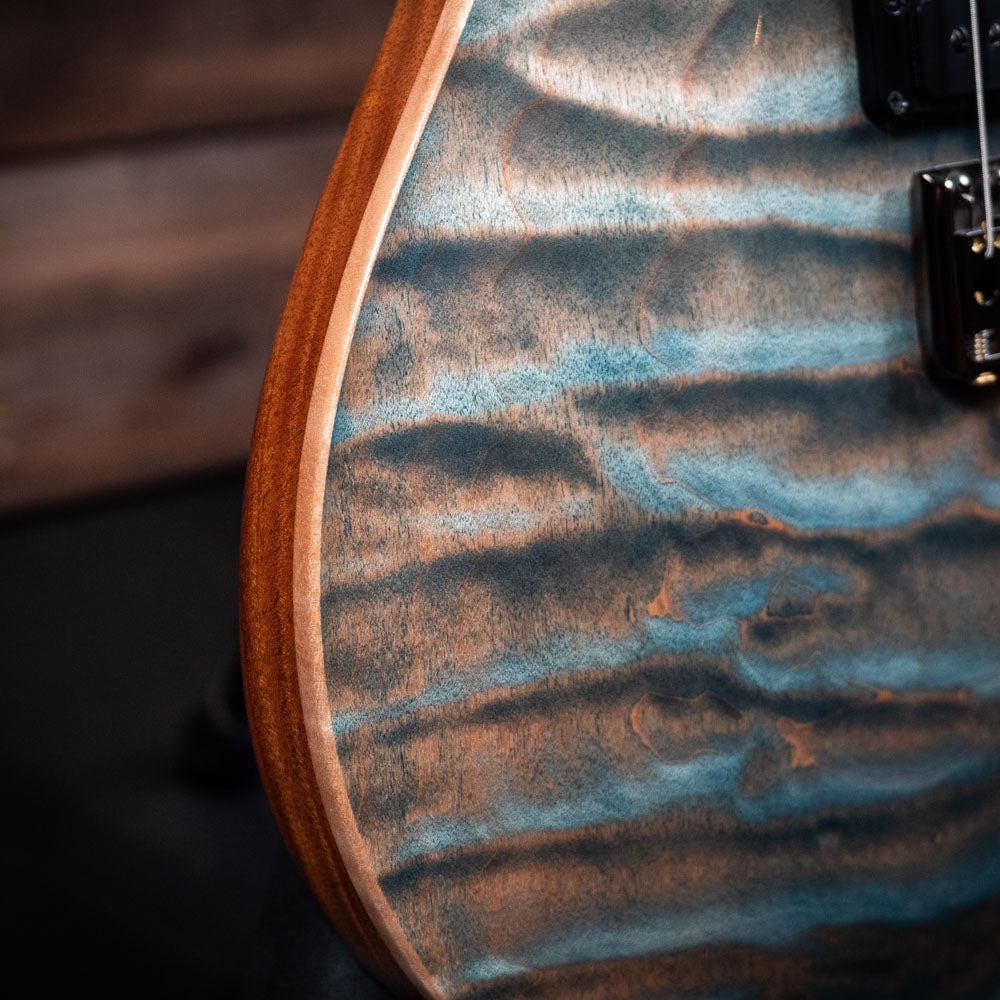 PRS Custom 24 Artist Quilt - Faded Indigo