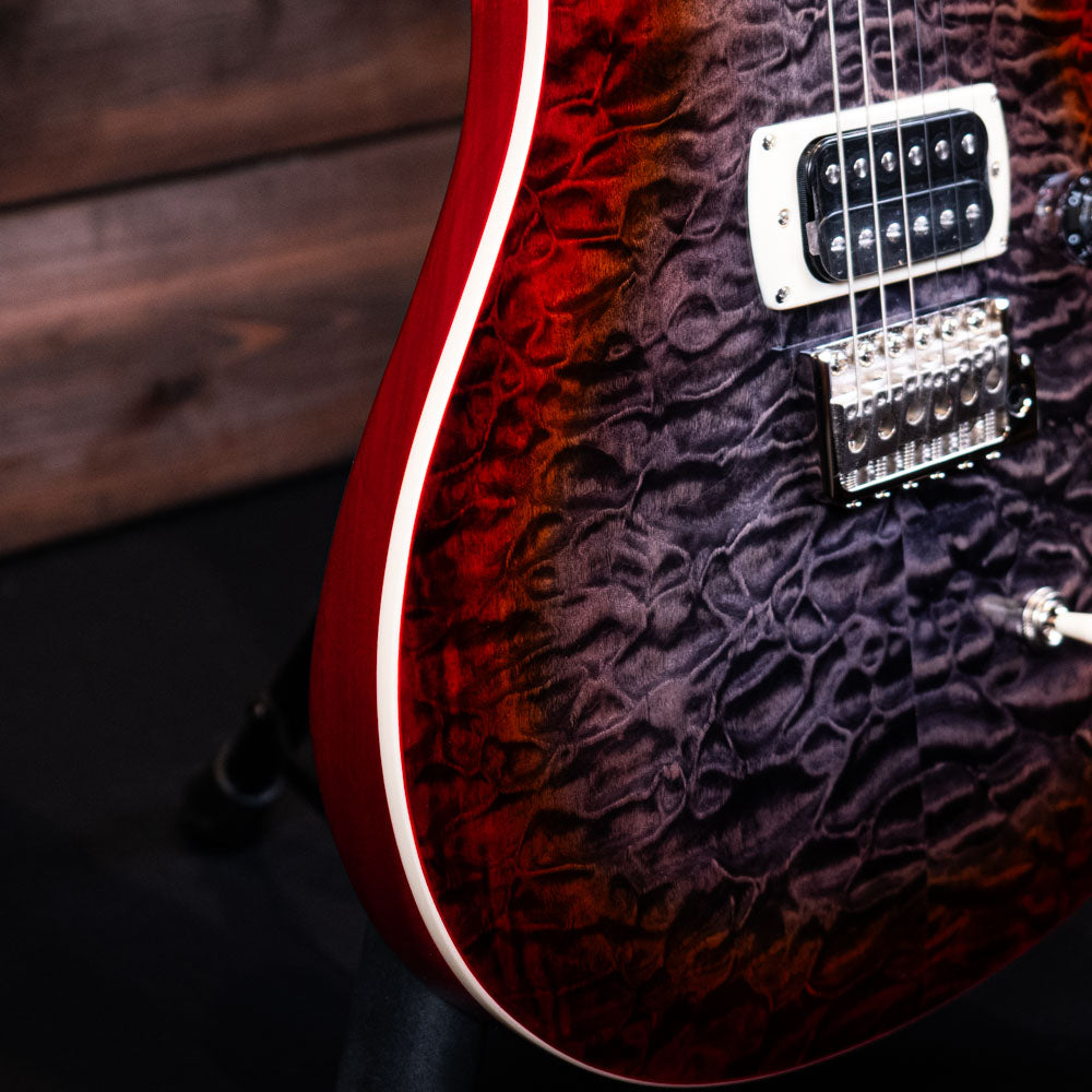 PRS SE Custom 24-08 Quilt - Charcoal Cherry Burst