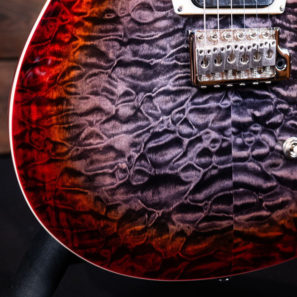 PRS SE Custom 24-08 Quilt - Charcoal Cherry Burst