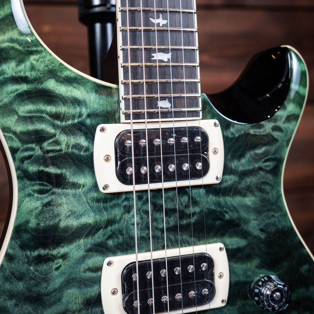 PRS SE Custom 24 Quilt - Teal Black