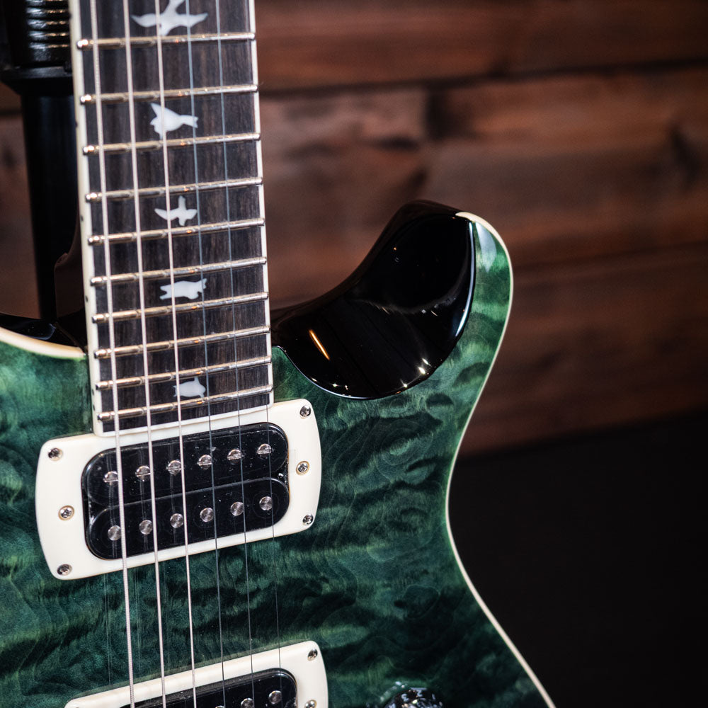 PRS SE Custom 24 Quilt - Teal Black