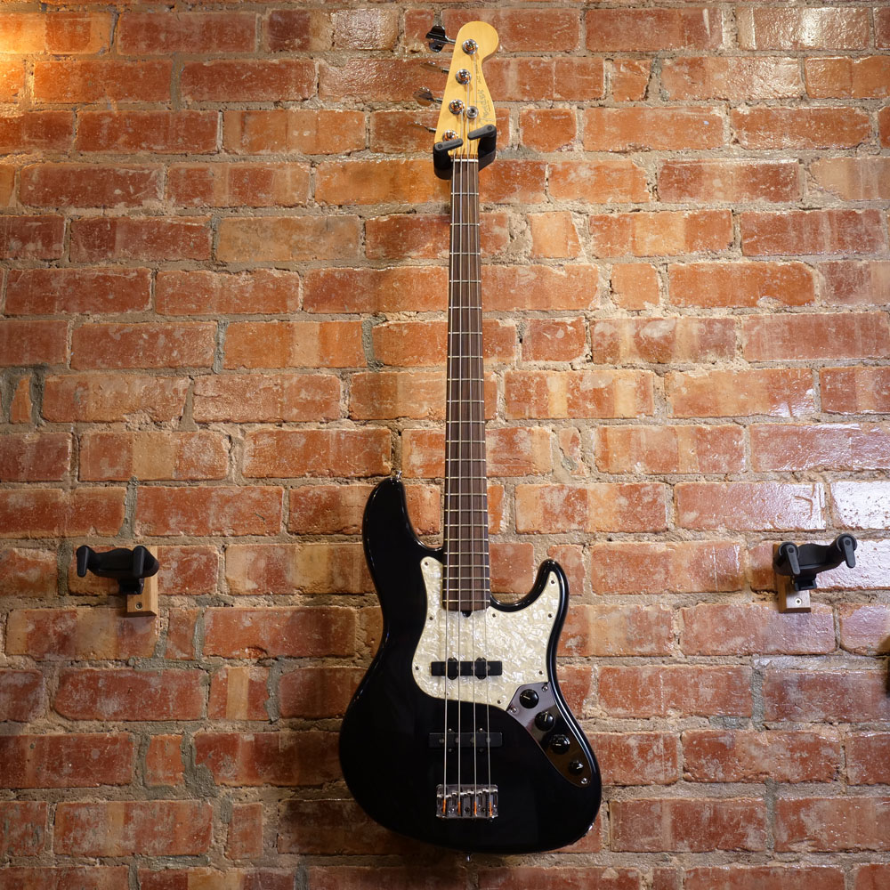 Used Fender Jazz Bass Deluxe Bass Guitar Black | Guitars In The Attic