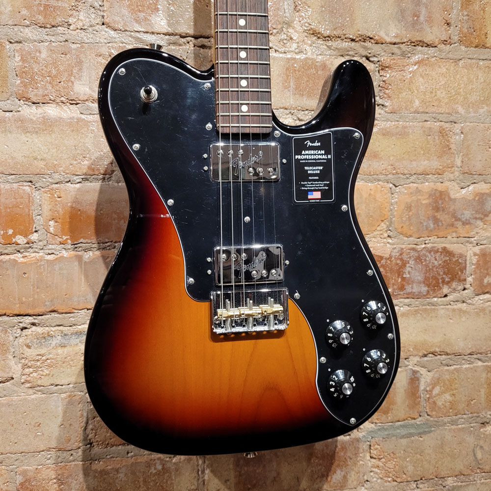 New Fender Telecaster Deluxe Electric Guitar 3-Colour Sunburst