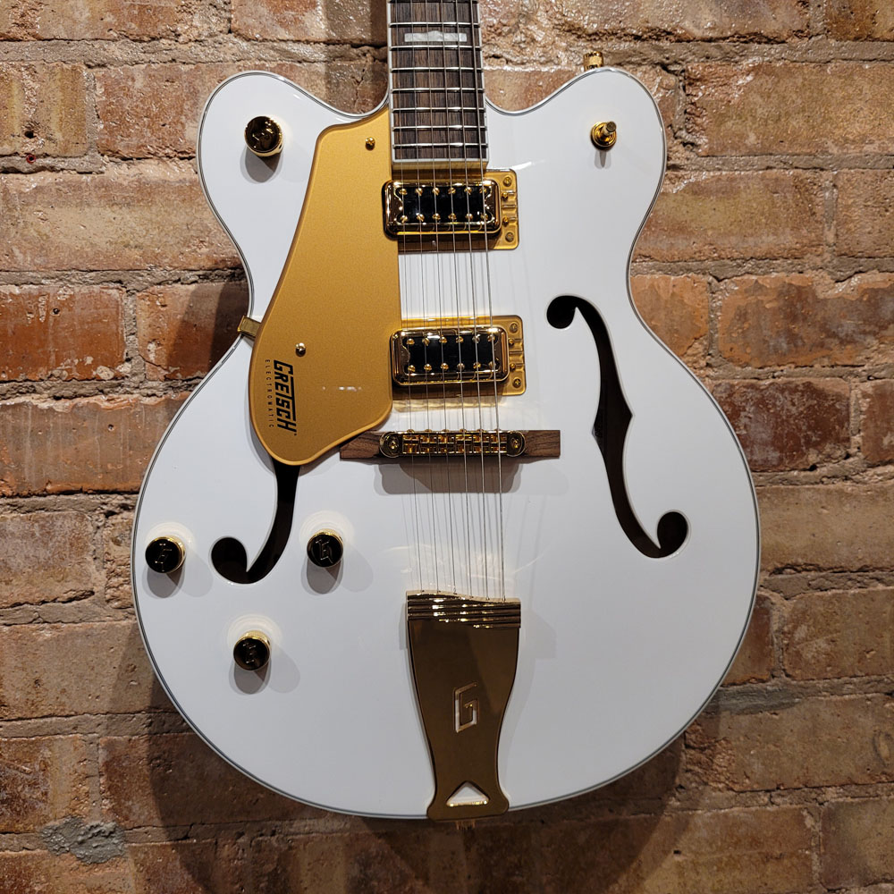 New Gretsch G5422GLH Electric Guitar Snowcrest White