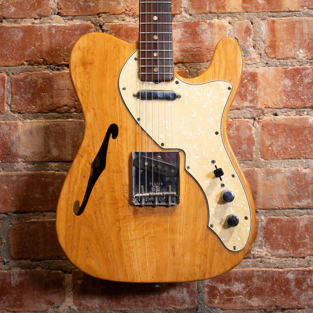 Used Fender Telecaster Thinline Electric Guitar Natural | Guitars