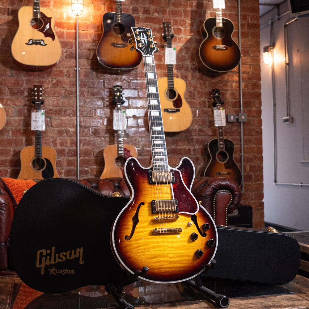 Used Gibson CS-356 Electric Guitar Vintage Sunburst | Custom Shop ES-Style  Guitars In The Attic