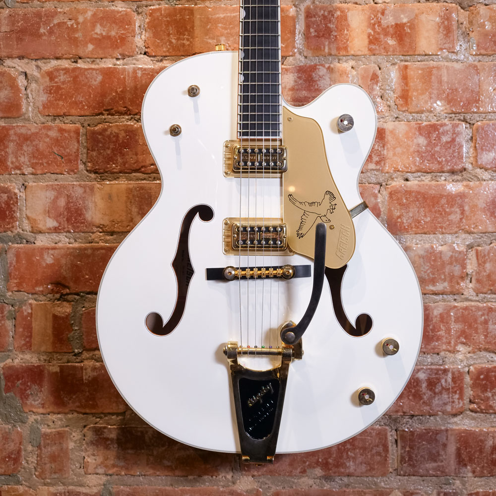 Used Gretsch Falcon G6136T Electric Guitar White Lacquer JT10123029 1