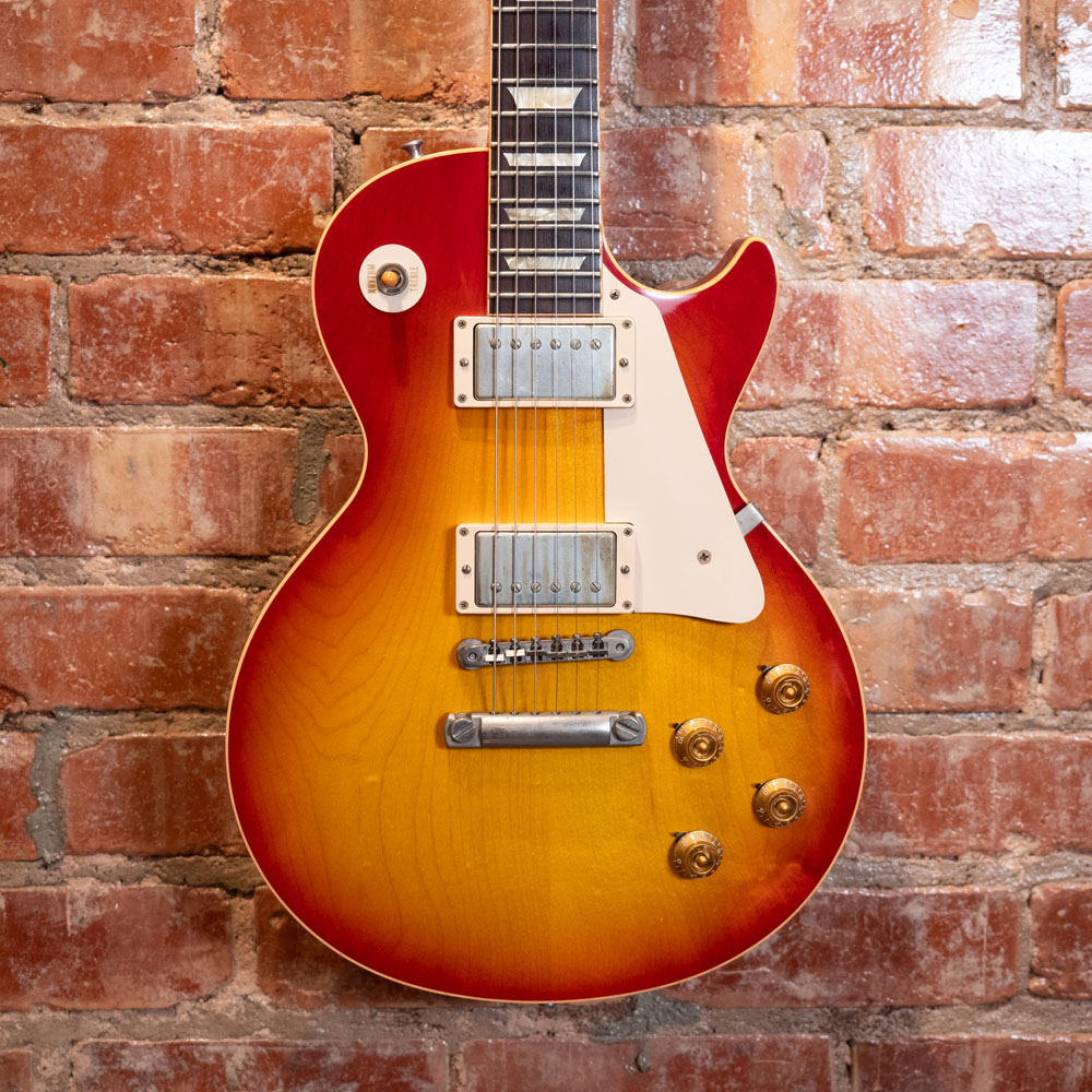 Excellent Gibson Les Paul R8 Electric Guitar Washed Cherry Sunburst Custom Shop 861277 1